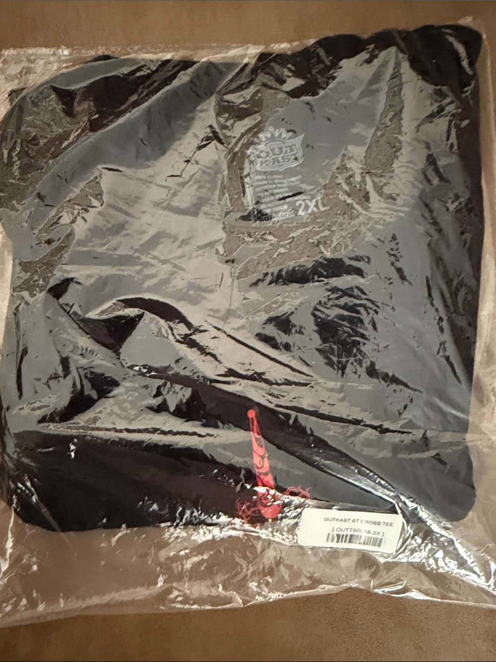 Black Outkast St Cross Graphic Short Sleeve Tee - 2XL